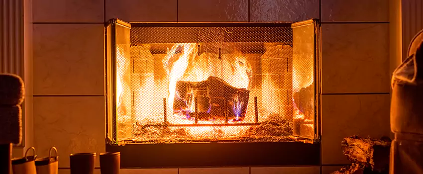 Mendota Hearth Landscape Fireplace Installation in Dinuba, California