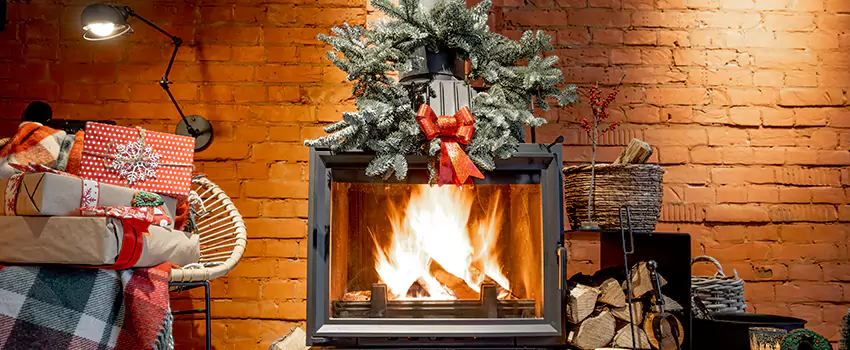 Travis Industries Linear Gas Fireplace Installation in Dinuba, California