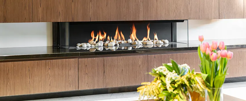 Double-height Fireplace Design Refurbishment in Dinuba, California