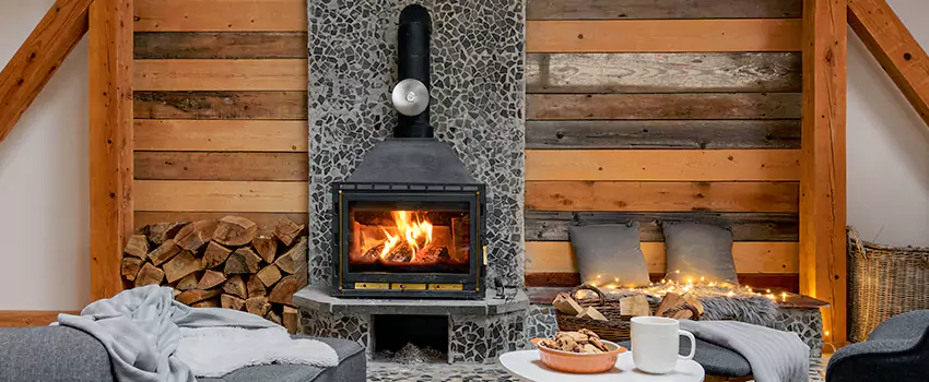 Thelin Hearth Products Direct Vent Gas Stove Fireplace Inspection in Dinuba, California